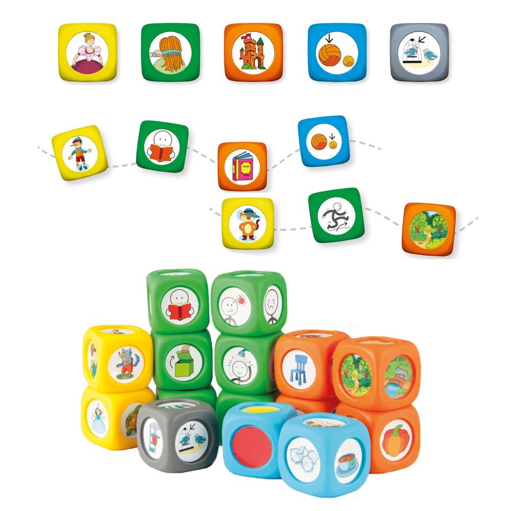 Ewell panorama Nabo 10 actividades con los dados para desarrollar el lenguaje - Hop'Toys