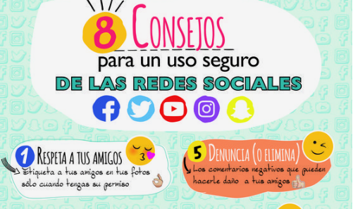 Infografía: Usar las redes sociales con seguridad - Hop'Toys